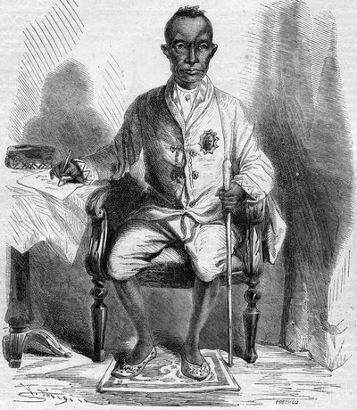Portrait de Mongkut (Rama IV ou Phrachomklao) (1804-1868), roi de Siam (aujourd