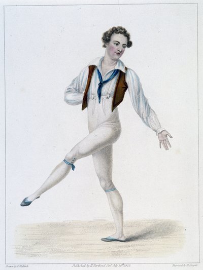 Portrait de Monsieur Le Blond dans le Ballet du Paysan Assumé - French School