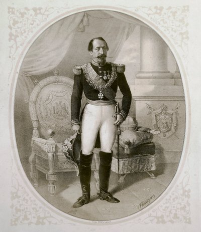 Portrait de Napoléon III (1808 - 1873) - French School