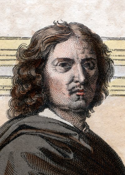 Portrait de Nicolas Poussin (1594-1665), peintre français - French School