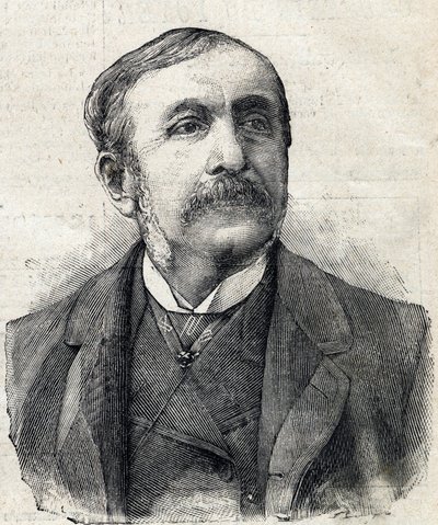 Portrait de Paul, comte de Rémusat (1831-1897) journaliste et écrivain français - French School