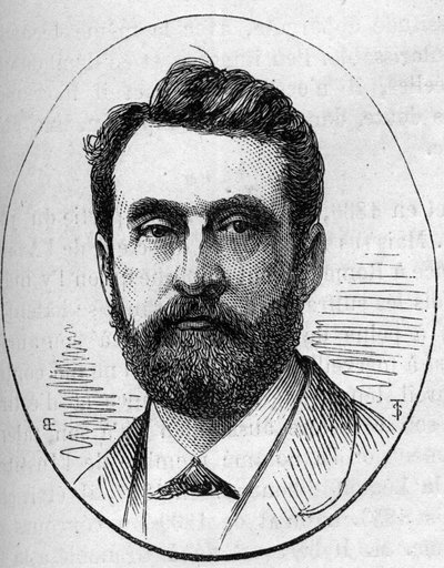 Portrait de Paul Dubois, sculpteur français. Gravure dans Le Monde Illustré n°890 du 2 mai 1874. - French School