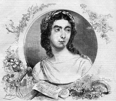 Portrait de Pauline Viardot (1821-1910), chanteuse française, dans l