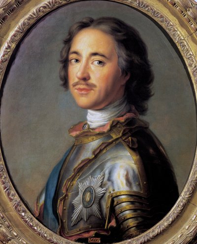 Portrait de Pierre Ier dit Pierre le Grand - French School