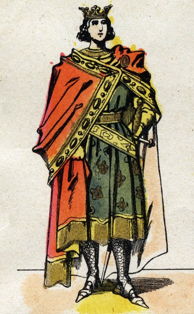 Portrait de Philippe V le Long (1294 - 1322), roi de France. - French School