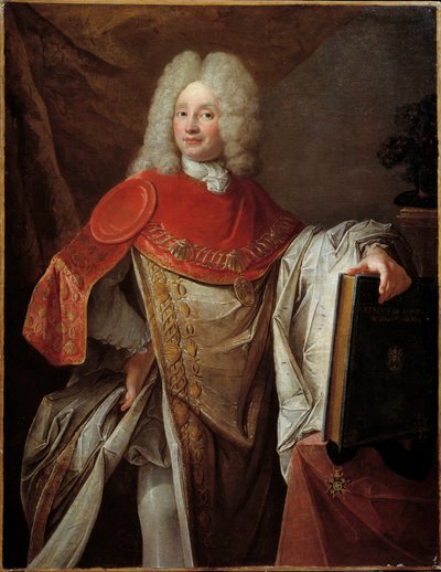 Portrait de Philippe Joseph Perrotin de Barmond, Chevalier de Saint Michel en grand costume de l