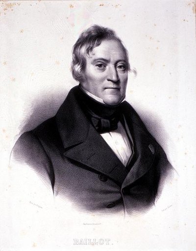 Portrait de Pierre Baillot (1771-1842) gravé par Julien - French School