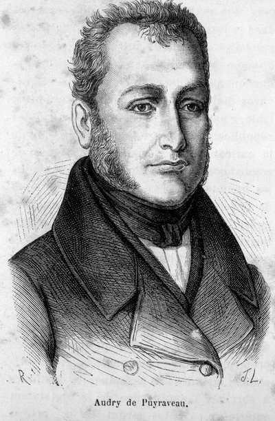 Portrait de Pierre Francais Audry de Puyraveau (1783-1852), député français - French School