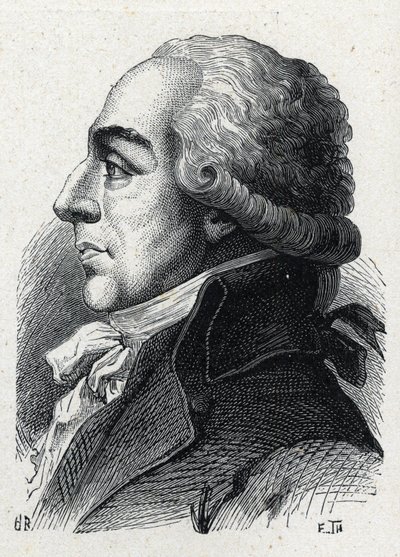 Portrait de Pierre Louis Roederer (1754-1835) avocat et homme politique français. Gravure de 1889. Collection privée - French School