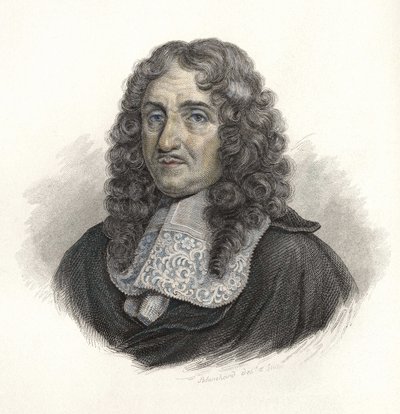 Portrait de Pierre Paul de Riquet (1604-1680), ingénieur français. dans "Portraits des Hommes Utiles" - French School