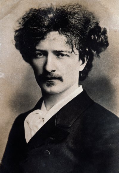 Portrait du compositeur polonais Ignacy Jan Paderewski (1860-1941) - French School