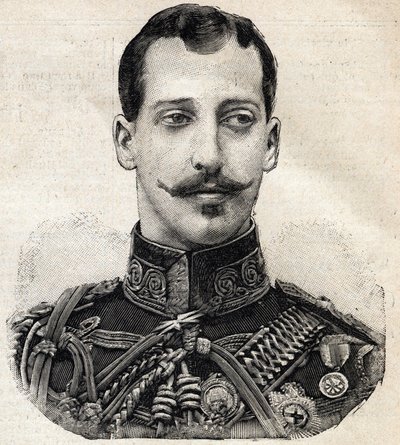 Portrait du prince Albert Victor (1864-1892), duc de Clarence et Avondale, et petit-fils de la reine Victoria d