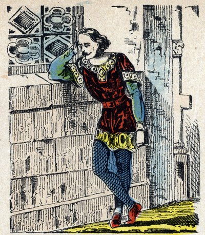 Portrait du Prince Charles de Basse-Lotharingie (Charles Ier de Lorraine) (953-991) enfermé à Orléans en 991 (Charles, duc de Basse-Lorraine emprisonné par Hugues Capet à Orléans, où il mourut peu de temps après, 991) Image d
