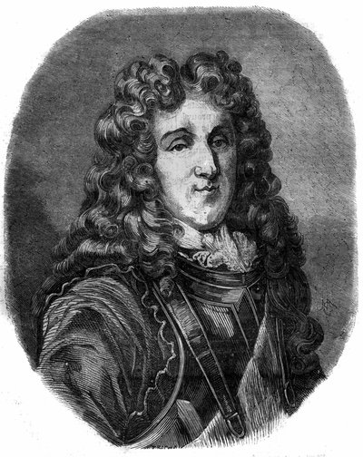 Portrait du prince Eugène François de Savoie (1663-1736). Gravure dans « Histoire des papes-rois-reines-et-empereurs à travers les siècles » par Maurice Lachatre - French School