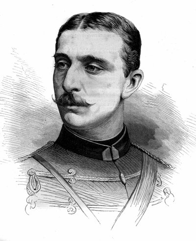 Portrait du Prince Eugène Louis Napoléon, connu sous le nom de "Prince Impérial", fils de Napoléon III (1856-1879). Gravure dans "Le Monde Illustré" n°1161 du 28 juin - French School
