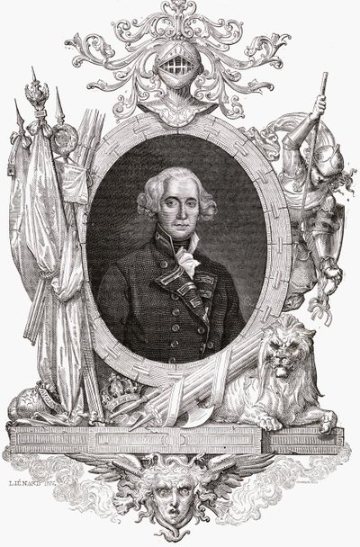 Portrait de Richard, comte Howe (1726-99) officier de marine anglais - French School
