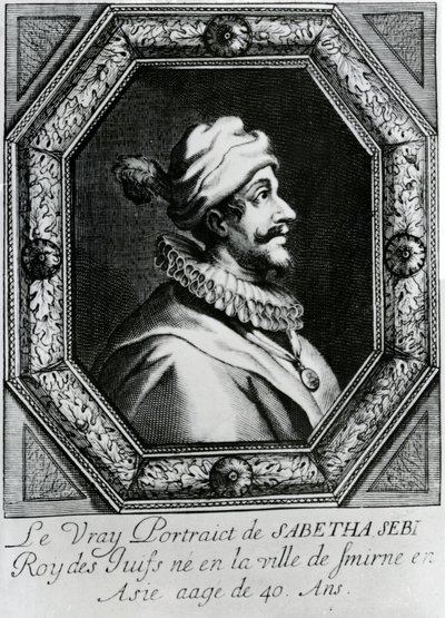Portrait de Sabbatai Zevi [1626 – 1676], c.1666 - French School