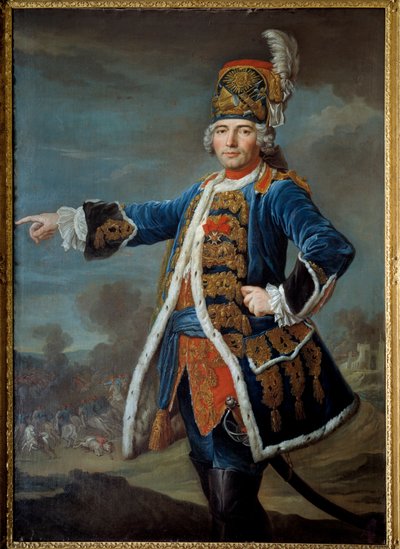 Portrait de Simon Claude de Grassin de Glatigny (? -1776) - French School