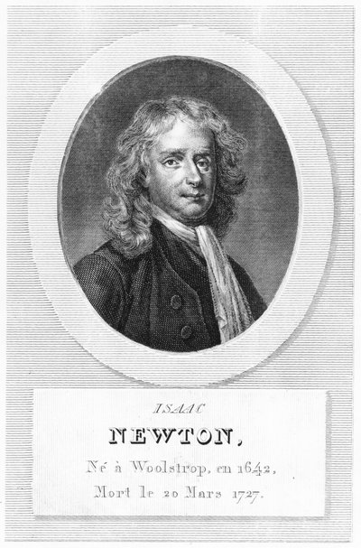 Portrait de Sir Isaac Newton (1642-1727) - French School