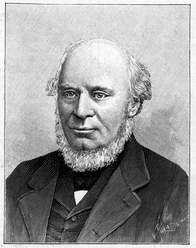 Portrait de Sir John Fowler (1817-1898) ingénieur anglais - French School