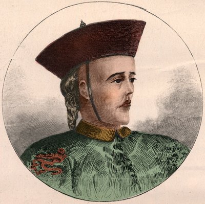 Portrait de Guangxu, empereur de Chine (1871-1908) - French School
