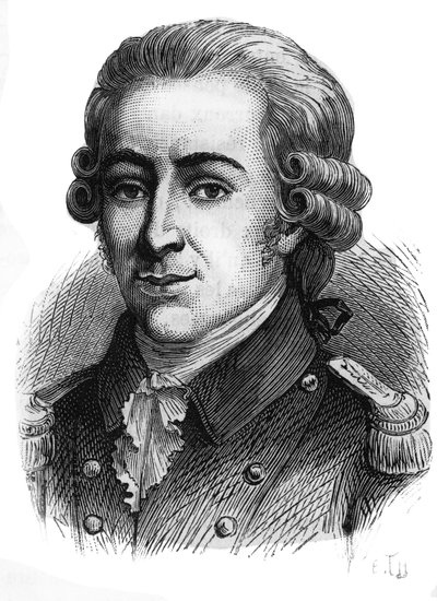 Portrait de Thomas de Mahy, Marquis de Favras (1744-1790). Gravure de la fin du XIXe siècle - French School