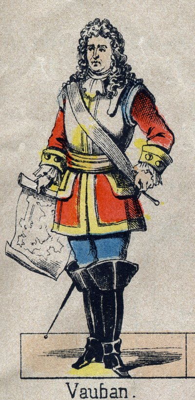 Portrait de Vauban Sébastien le Prestre, maréchal de France. Image d