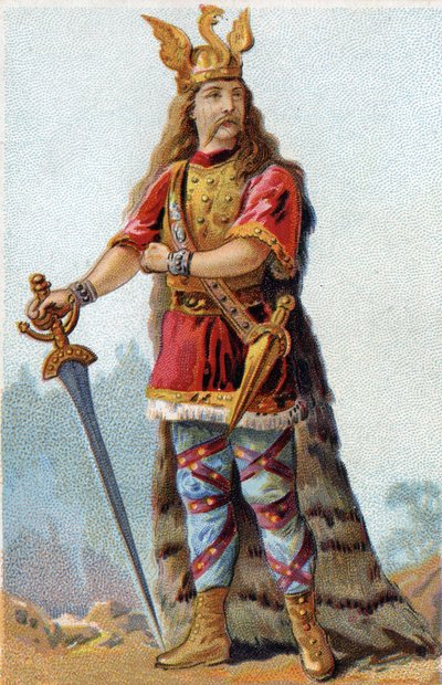 Portrait de Vercingétorix (72-46 av. J.-C.), roi des Gaules - French School