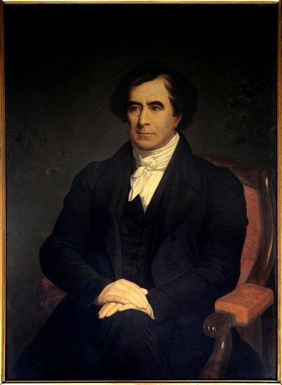 Portrait de François Arago (1786-1833), astronome et politicien, ministre de la marine et de la guerre en 1848 - French School