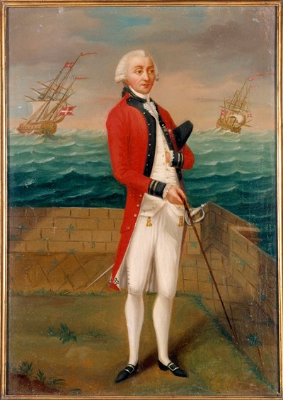 Portrait du Chevalier de Favray (1706-1791) officier des galères de Malte - French School