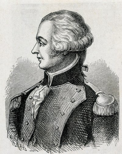 Portrait du Marquis de Jouffroy (1751 - 1832) - dans « Album de la Science ; savants illustres ; Grandes découvertes » 1896. - French School