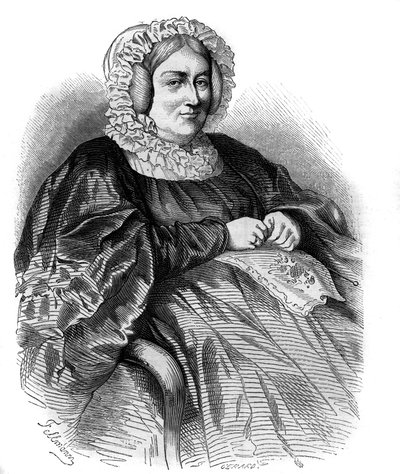 Portrait de la Marquise de La Rochejaquelein (née Marie Louise Victoire de Donnissan) (1772-1857), écrivaine française - French School