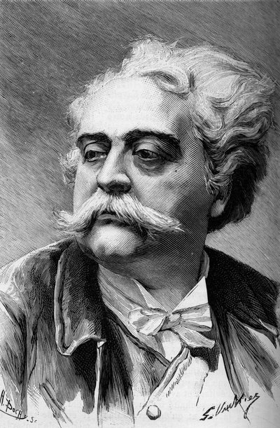 Portrait du peintre et sculpteur Albert Ernest Carrier-Belleuse (1824-1887), dans « Le Monde Illustré » 1887 - French School