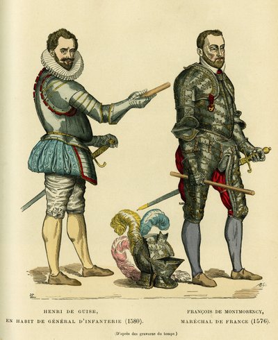 Portraits de Henri Ier de Guise, dit le Balafré (1549-1588) en habit de général d