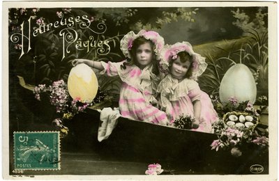 Carte postale : Joyeuses Pâques - French School