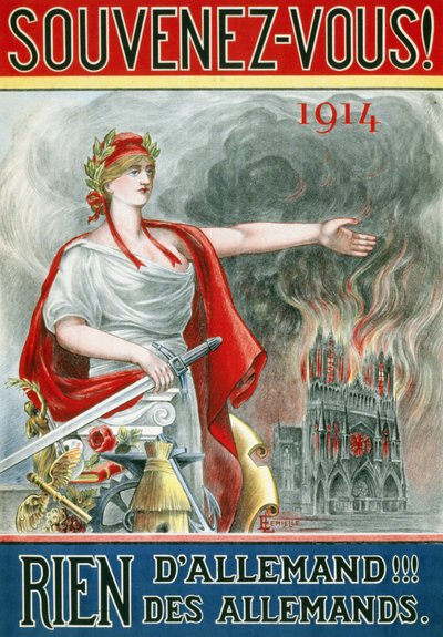 Affiche "Souvenez-vous! 1914. Rien de l