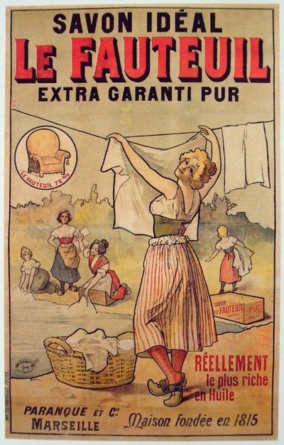 Affiche pour le savon Le Fauteuil - French School