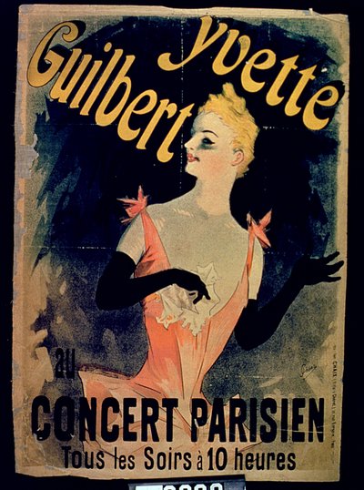 Affiche pour le concert parisien d