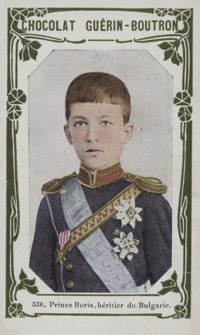 Prince Boris, héritier de Bulgarie - French School