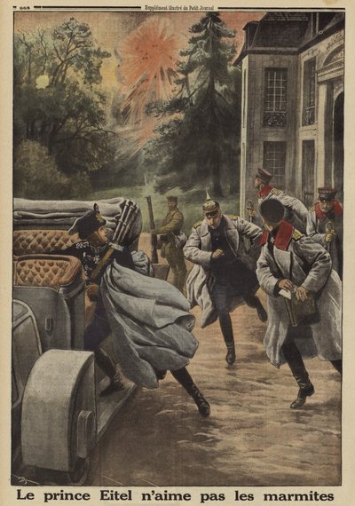 Le prince Eitel Friedrich de Prusse, deuxième fils de l