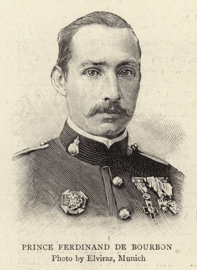 Prince Ferdinand de Bourbon (gravure) - French School