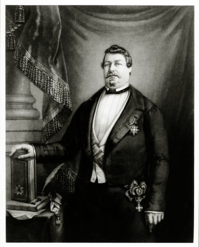 Prince Lucien Murat en tant que Grand Maître du Grand Orient de France, vers 1855 - French School