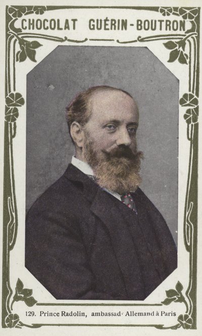 Prince Radolin, ambassadeur allemand à Paris - French School
