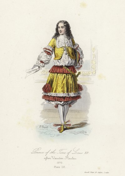 Prince du temps de Louis XIV de France - French School