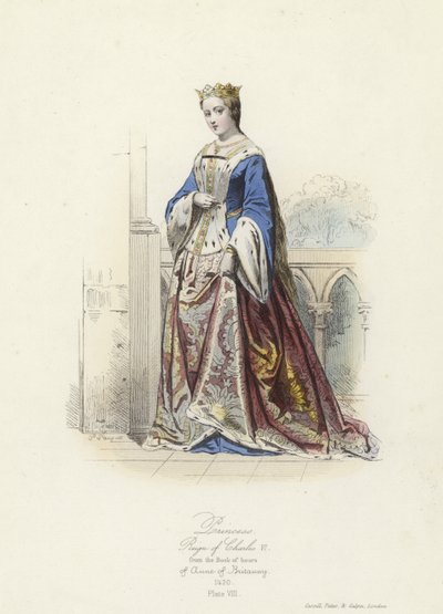 Princesse du règne de Charles VI de France - French School
