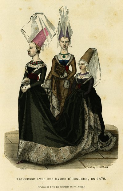 Princesse avec ses dames d