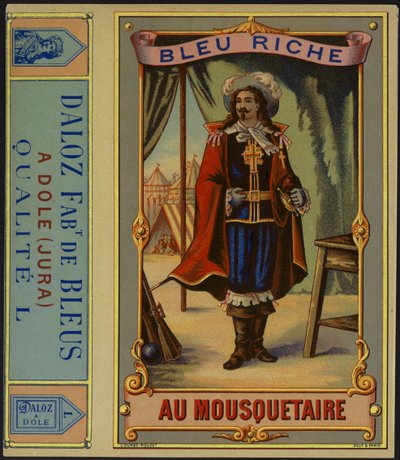 Étiquette de produit pour Bleu Riche au Mousquetaire - French School