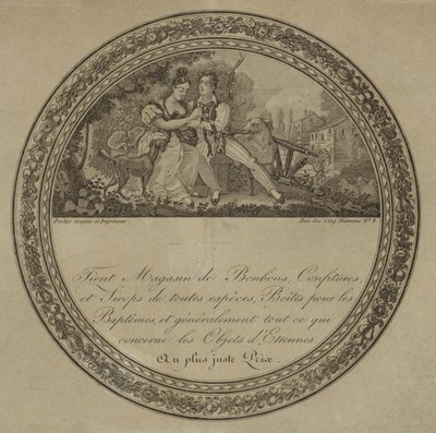 Étiquette de produit pour une confiserie française - French School