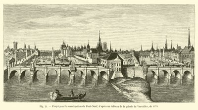Projet pour la construction du Pont-Neuf, d