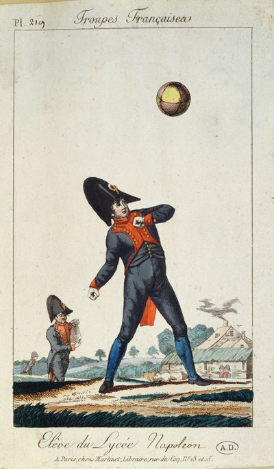 Élève du Lycée Napoléon, des Troupes Françaises, vers 1805 - French School